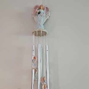 Seraphim Silver and White Art & Decals Hanging Mobile